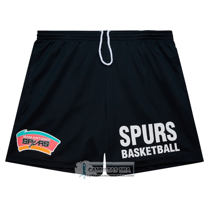 Pantalone San Antonio Spurs Mitchell & Ness Hardwood Classics Negro